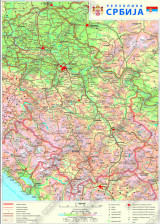 REPUBLIKA SRBIJA – Fizičko geografska karta